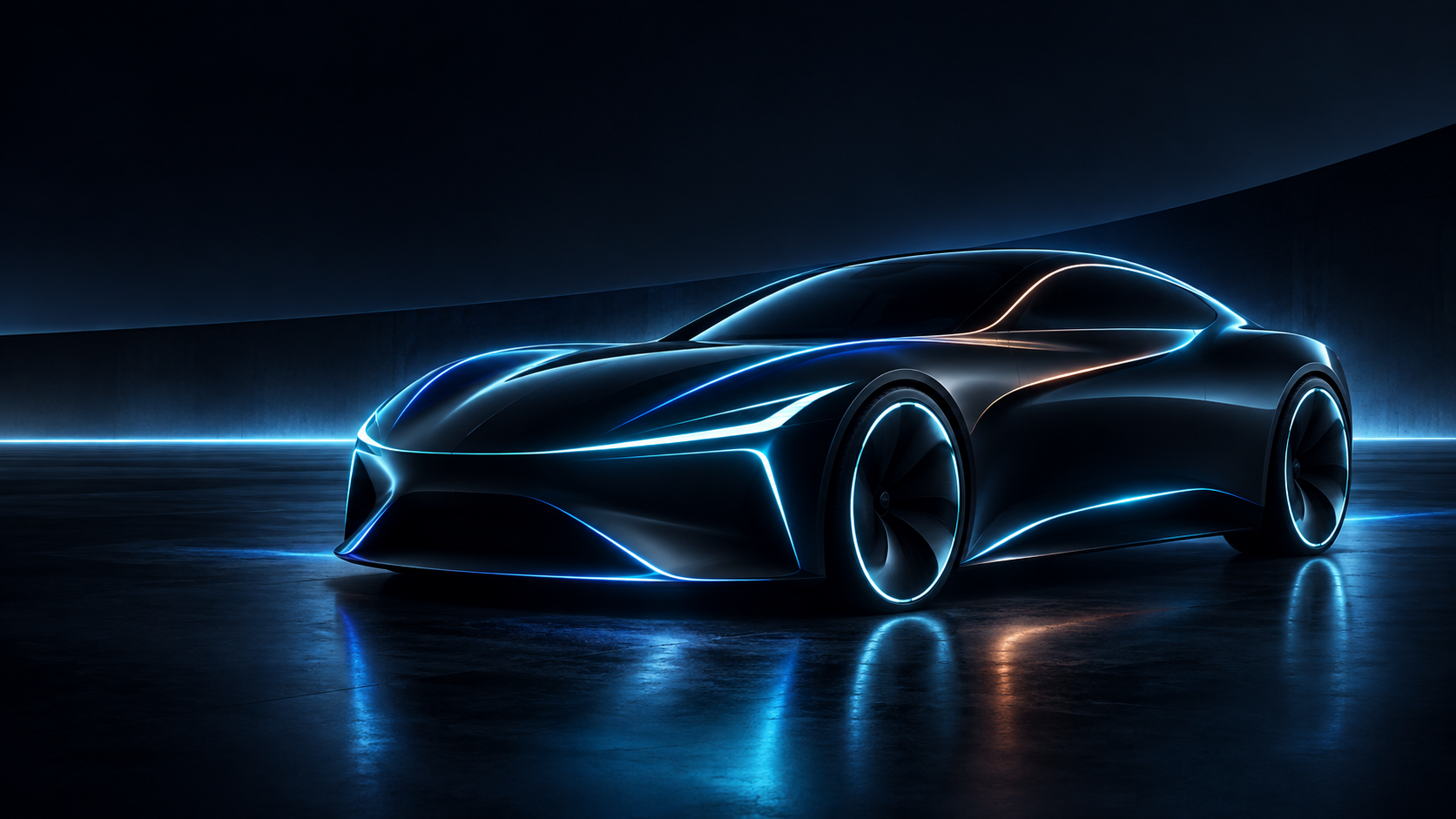 Generated electric grand tourer design study