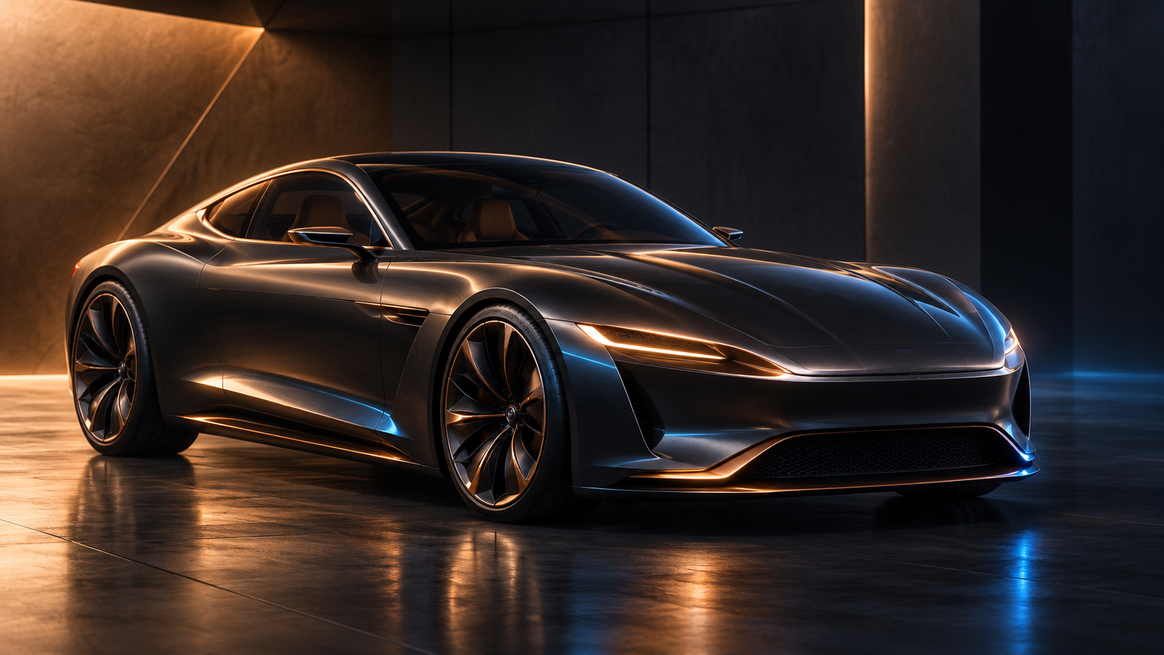 Generated conventional grand tourer design study